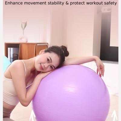 Anti-Slip Burst-Resistant Yoga Ball - Multi-Purpose Exercise Ball for Workout & Posture Correction (Multiple Colors)