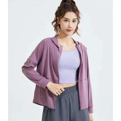 High Stretch Sports Hooded Jacket